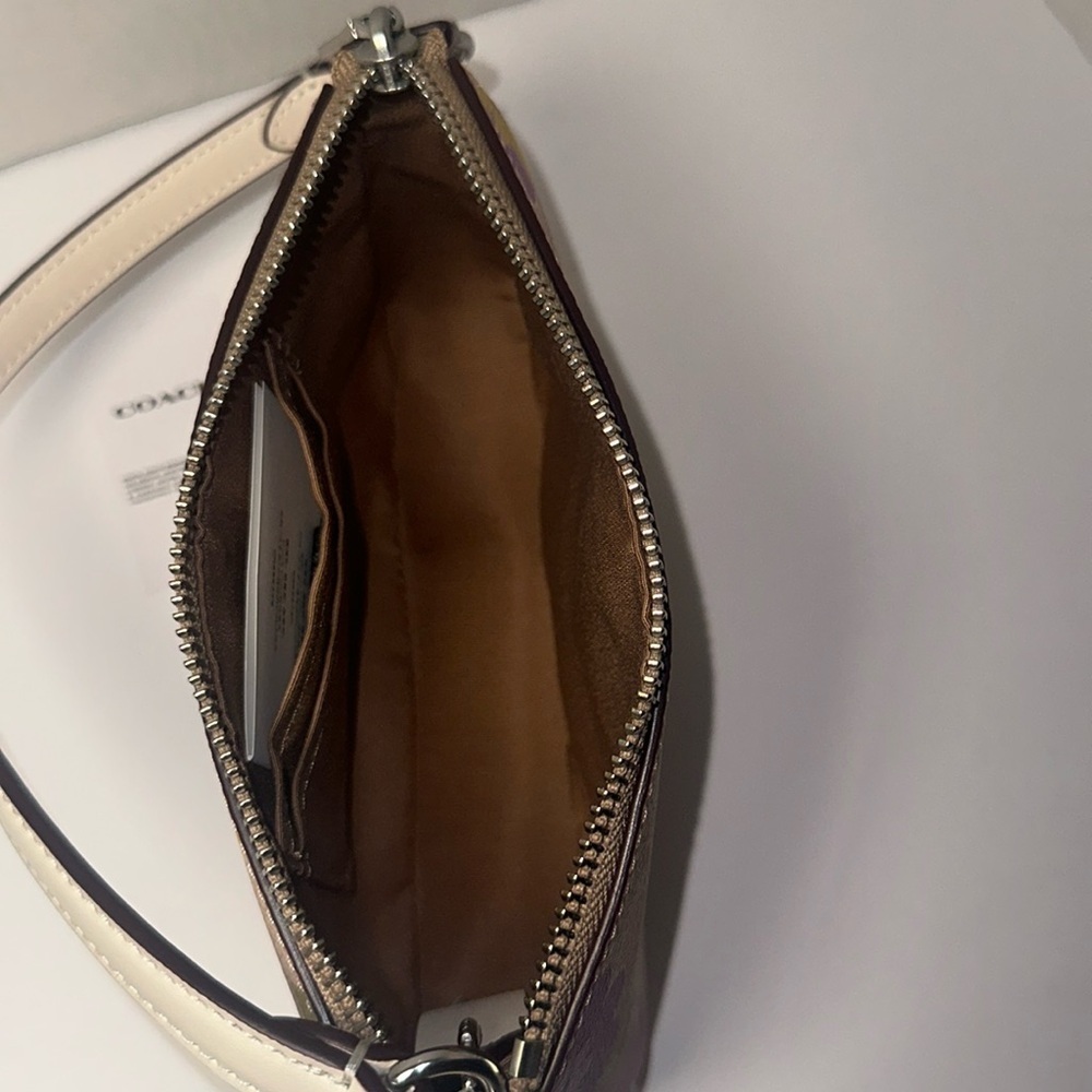 NWT Coach Nolita 19 Signature Canvas Floral Print Wristlet Shoulder Bag Purse - Picture 15 of 16